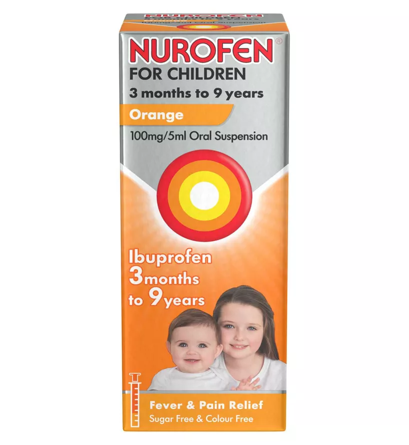 Nurofen For Children Orange 3 Months To 12 Years 100mg/5ml Oral ...